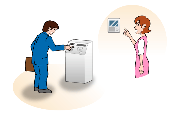 カメラ付きインターホン