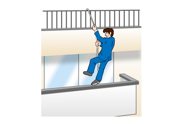 泥棒屋上から侵入