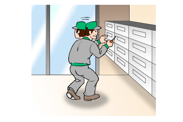 郵便物を狙う泥棒