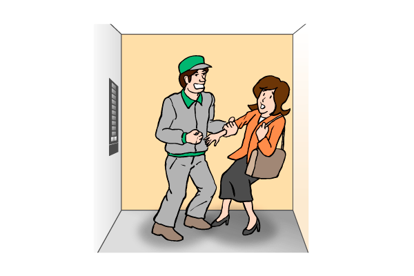 泥棒玄関から侵入